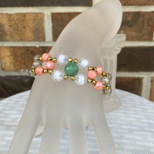 Handmade Woven Bead Bracelet